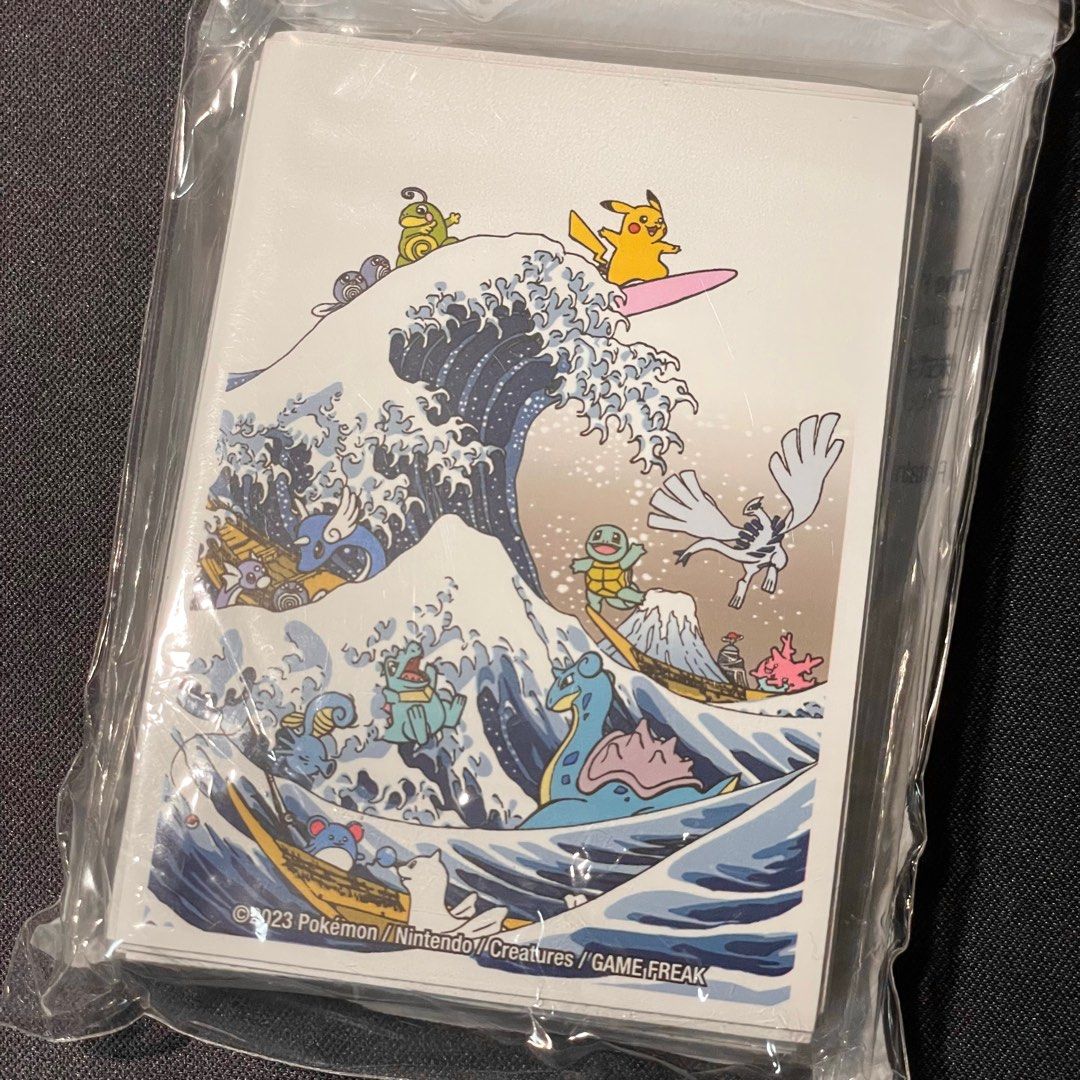 美版ptcg 橫浜海浪比卡超卡套- pokemon card Great Wave Pikachu