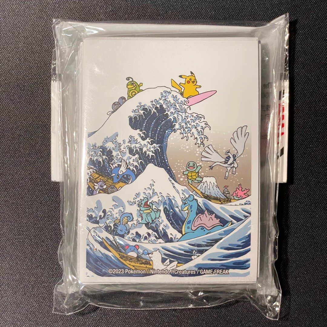 美版ptcg 橫浜海浪比卡超卡套- pokemon card Great Wave Pikachu