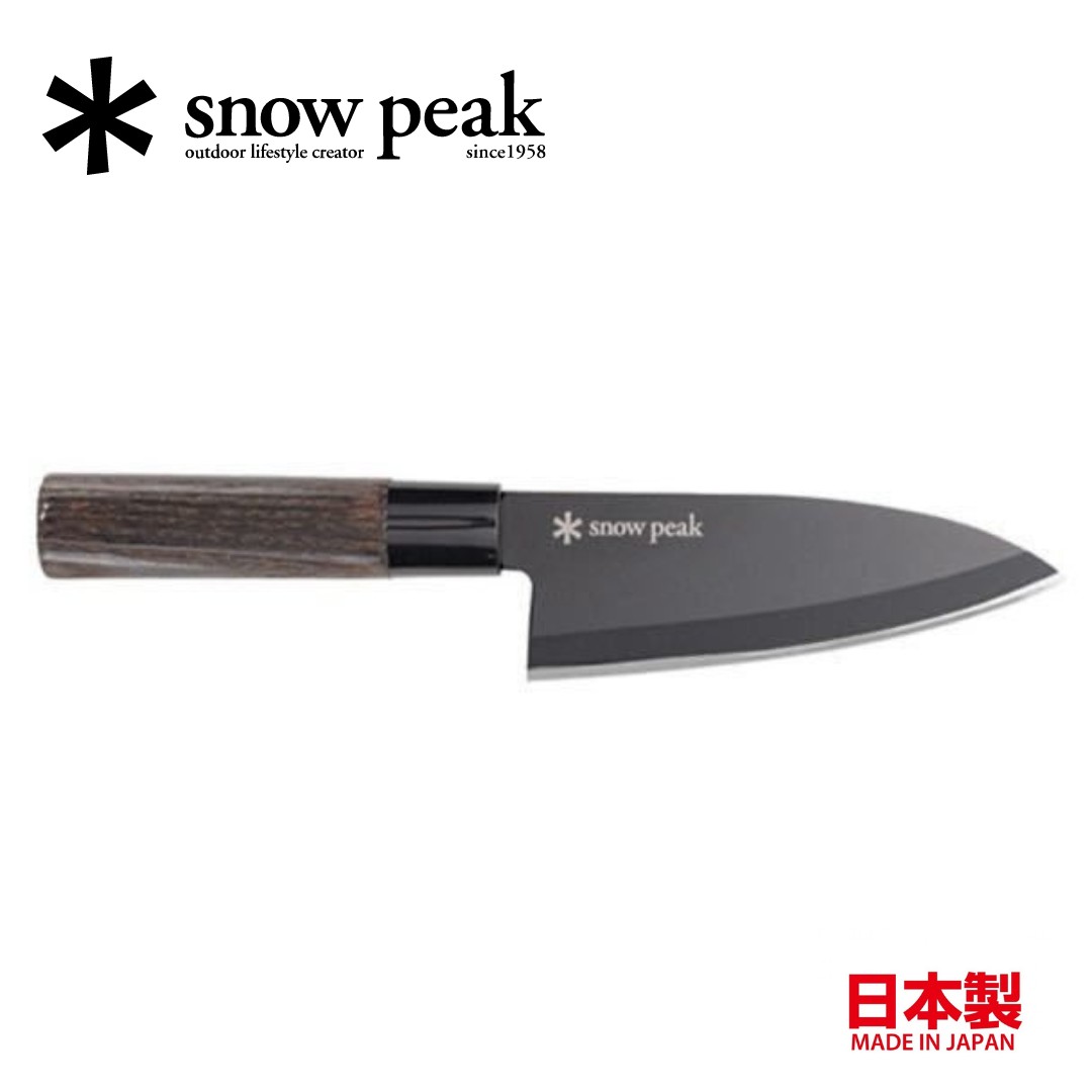 日本代購 日本製Snow Peak Black Deba Knife 黑刀snow peak PG 