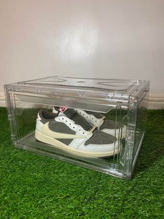 Acrylic Shoe Box Front Drop