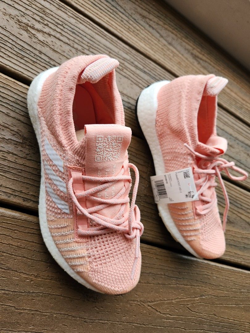 Boost running shoes pink clearance