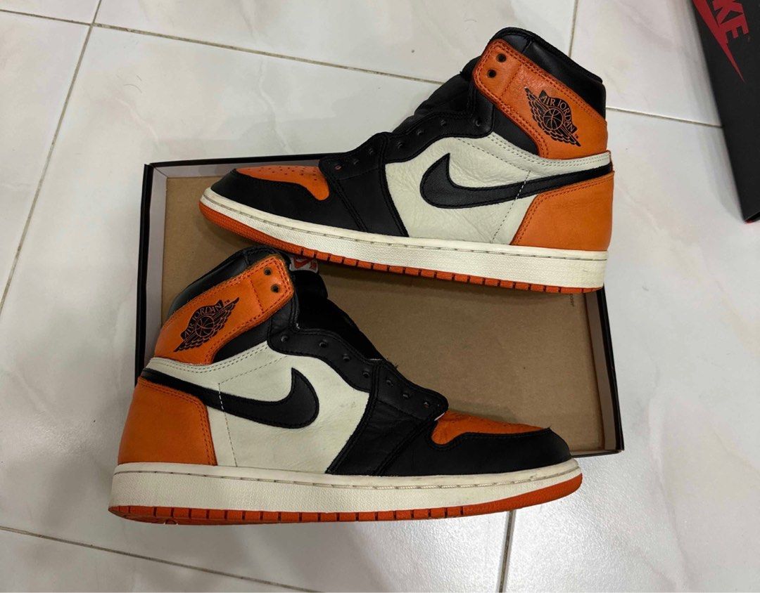 Air Jordan 1 Shattered Backboard 1.0, 男裝, 鞋, 波鞋- Carousell