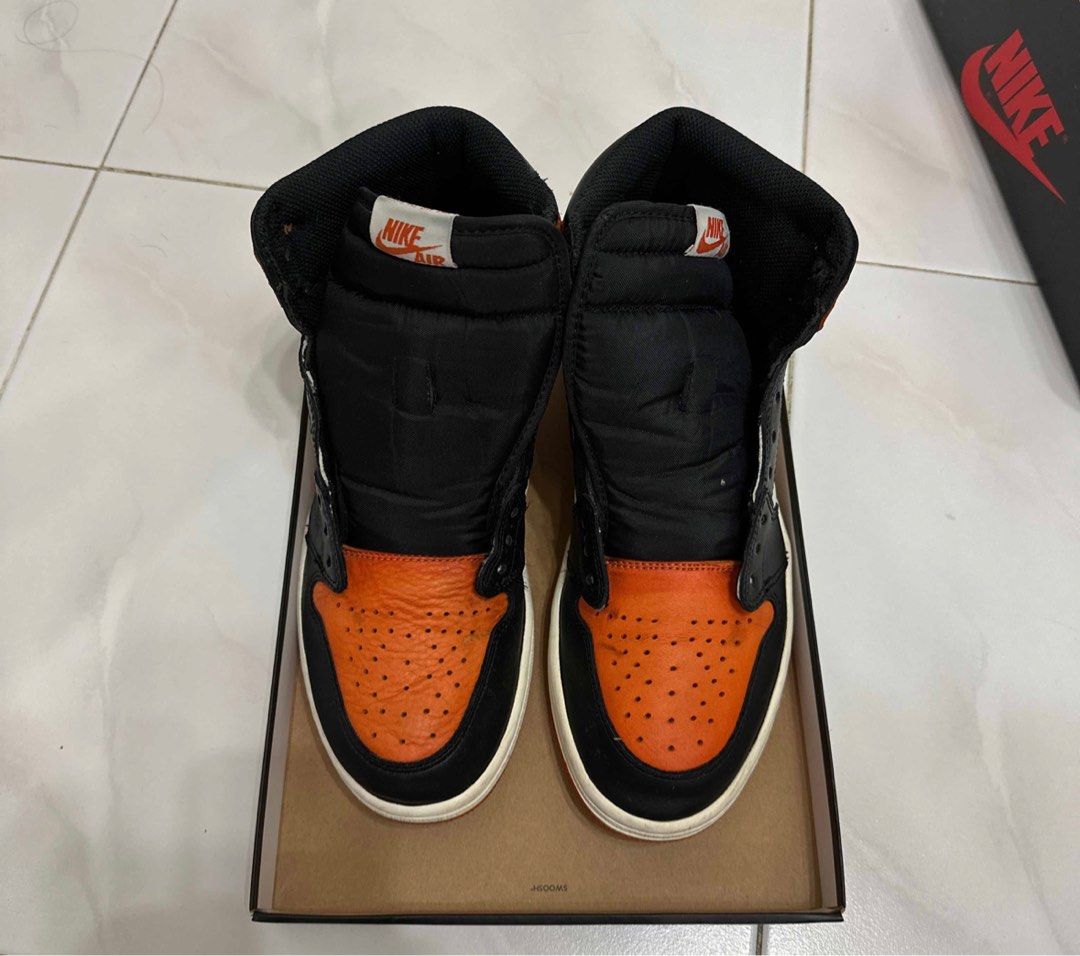 Air Jordan 1 Shattered Backboard 1.0, 男裝, 鞋, 波鞋- Carousell