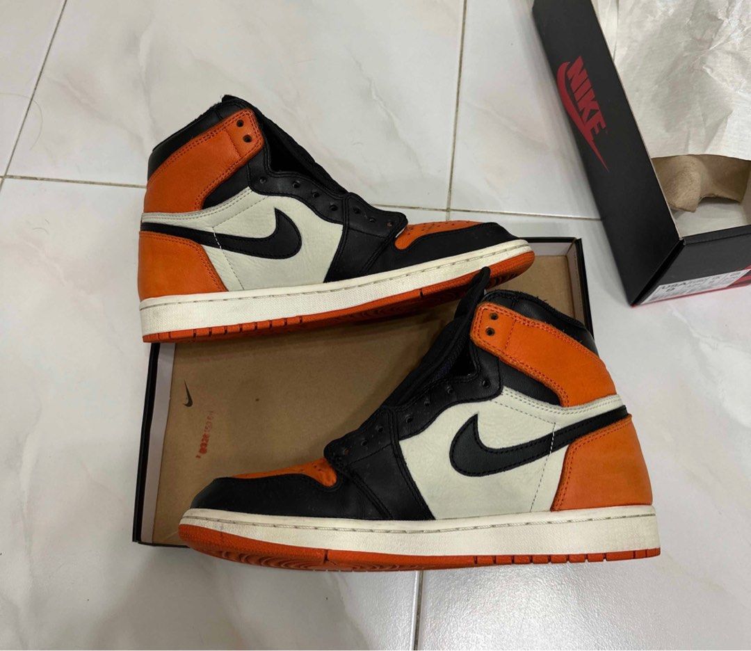 Air Jordan 1 Shattered Backboard 1.0, 男裝, 鞋, 波鞋- Carousell