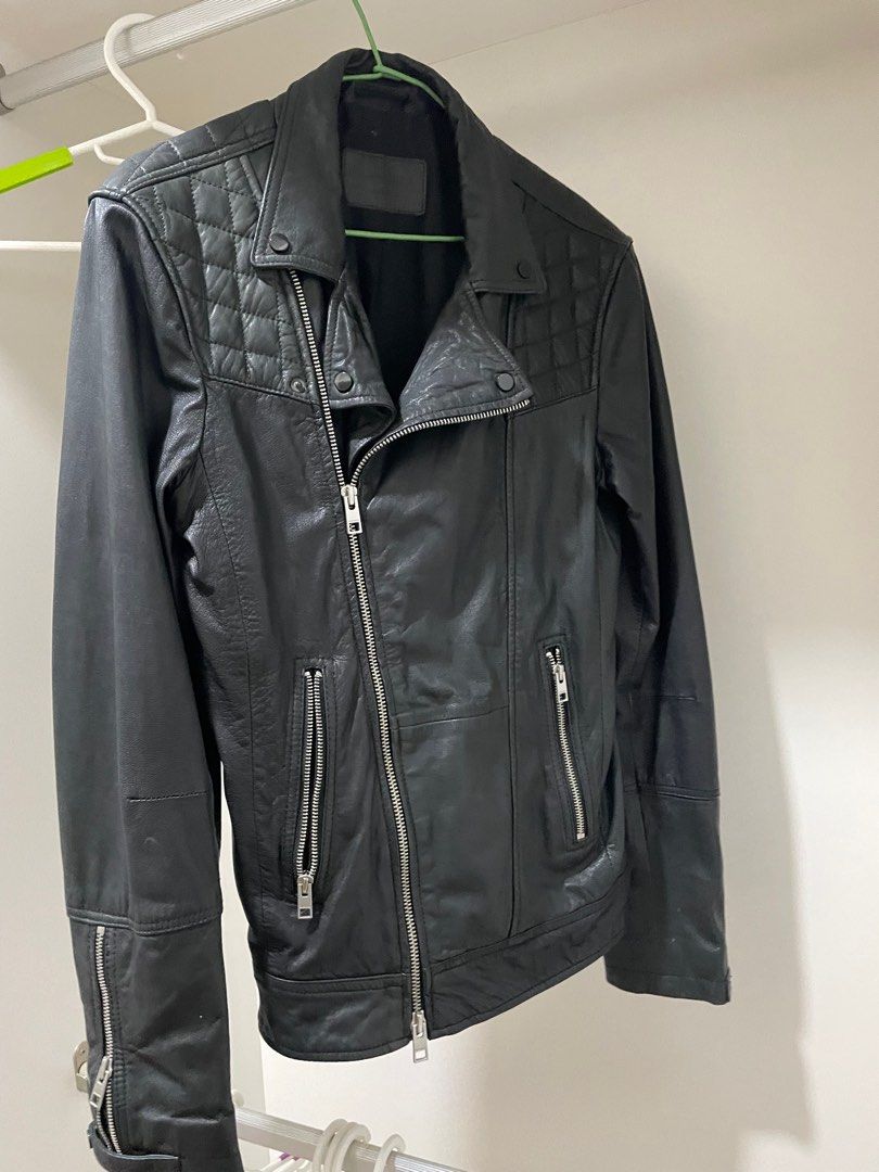 All saints kushiro new arrivals leather jacket
