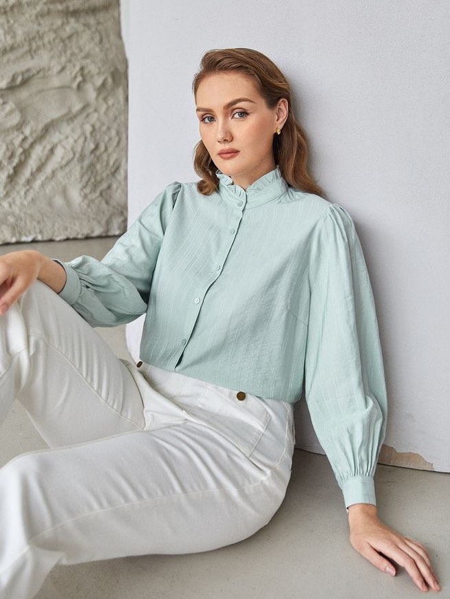Aqua blouse womens on sale