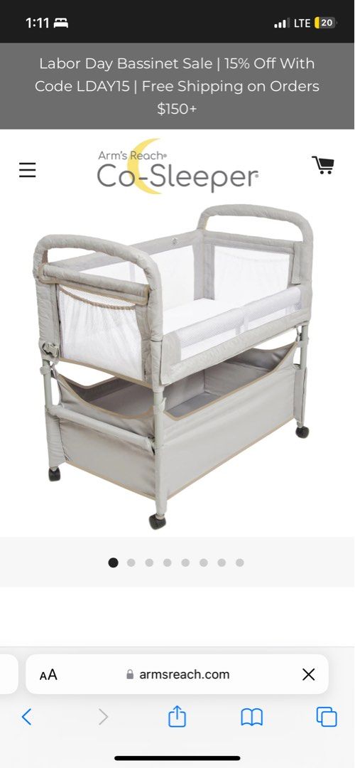 Arms Reach Co Sleeper Bassinet Babies Kids Baby Nursery