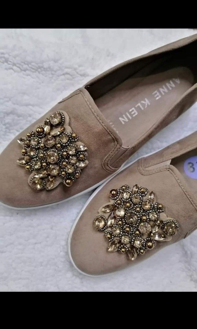 Anne klein online zymone embellished sneakers