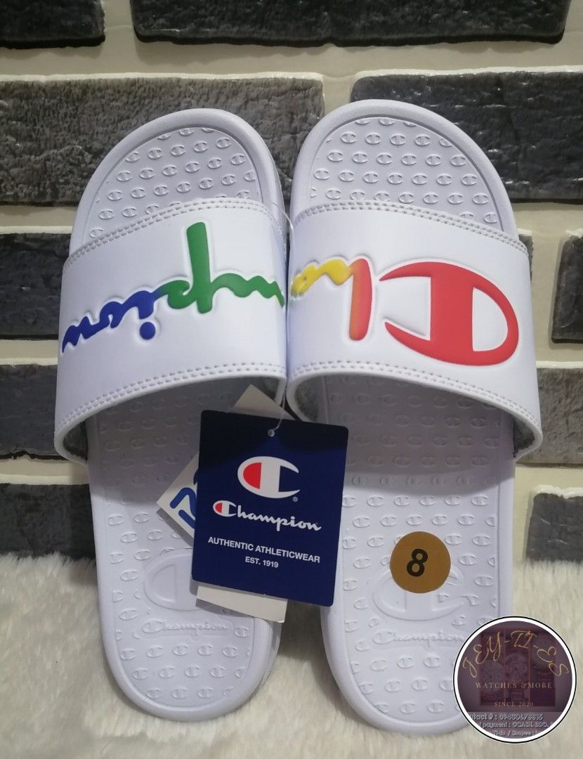 White rainbow champion slides 2025