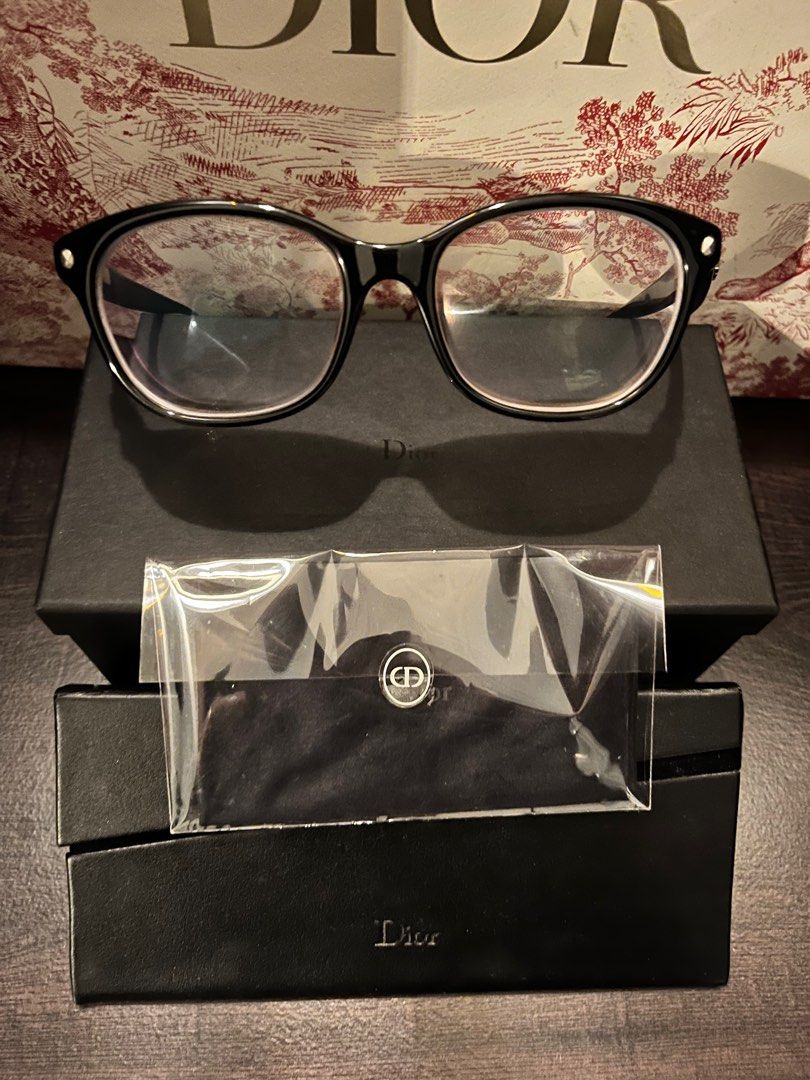 Authentic Christian Dior CD3237 black eyeglasses vision spectacle