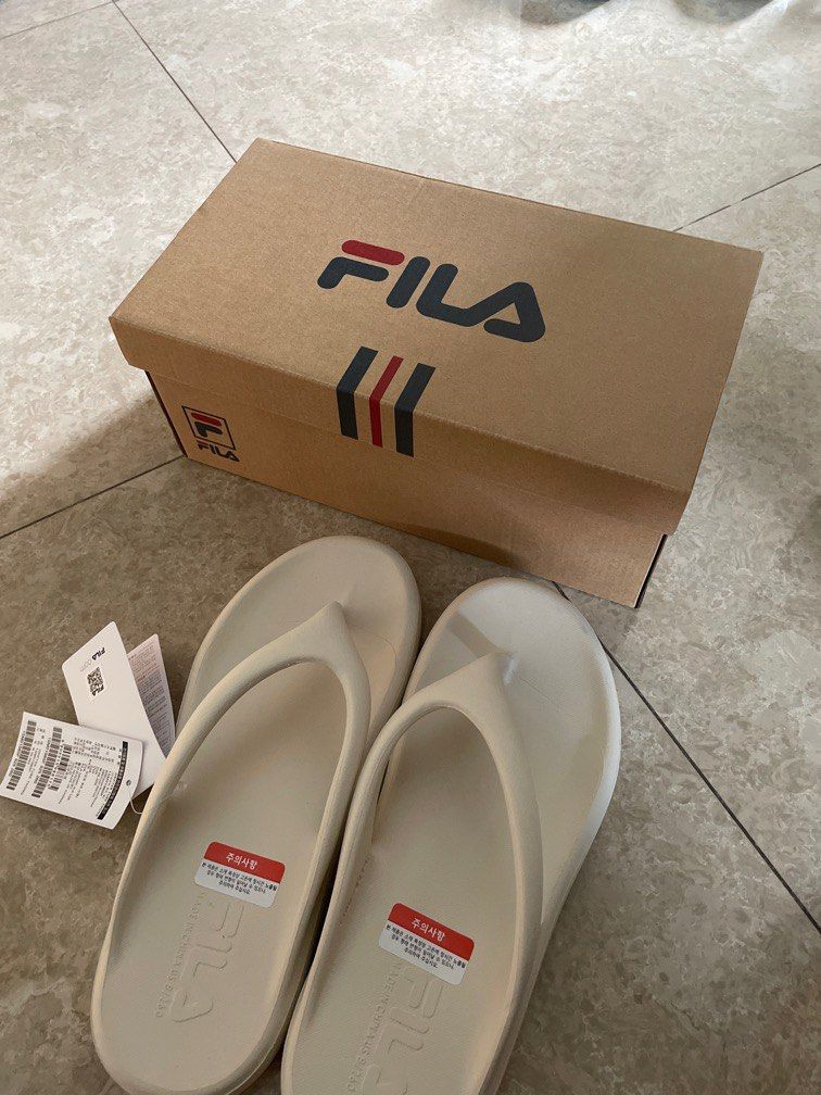 Fila cheap slippers korea