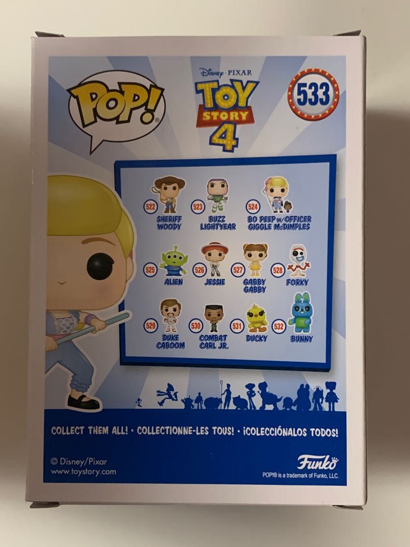 Funko Pop! Toy Story 4 – Bo Peep Edición Especial – Nº 533 – Cabeza Móvil (Bobble Head) – Exclusiva Con Pegatina De 2019