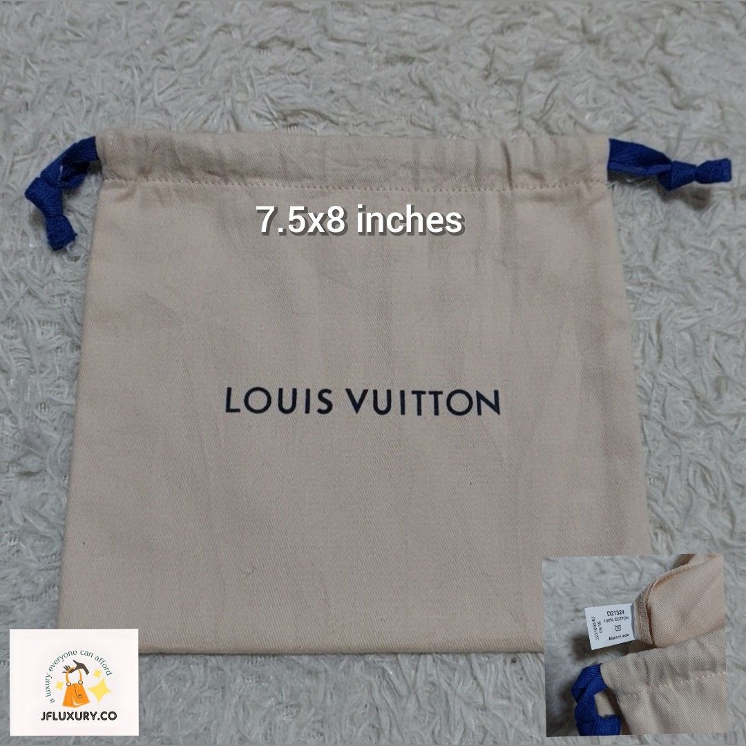 Louis Vuitton, Other, Authentic Louis Vuitton Dust Bag Dustbag 9 X 4  Travel Luxury