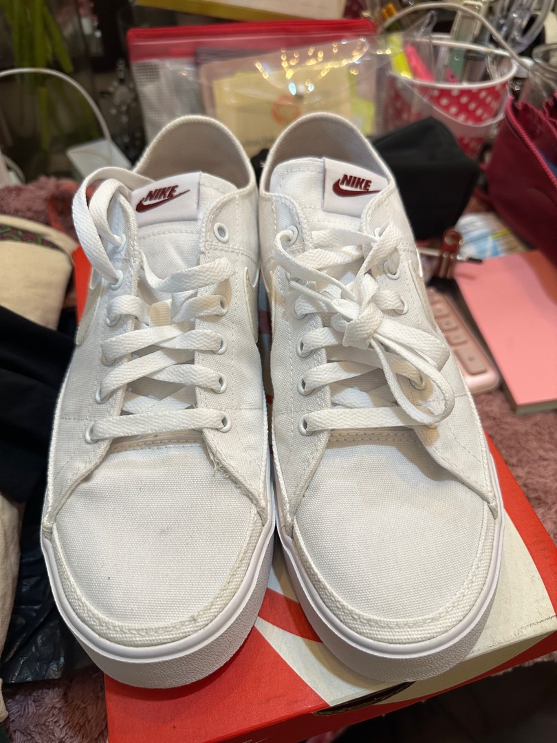 Authentic Nike court legacy in White Maroon Women #39 s Fashion