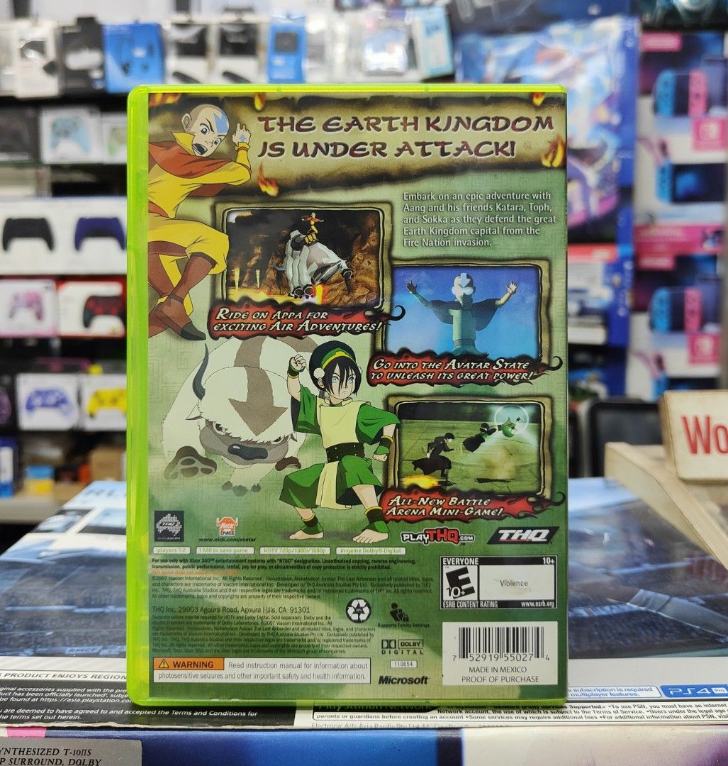 Avatar the burning earth xbox sales one