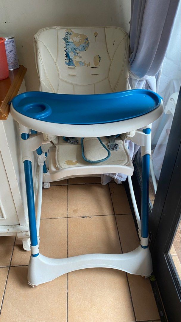 High chair pliko bamboo sales