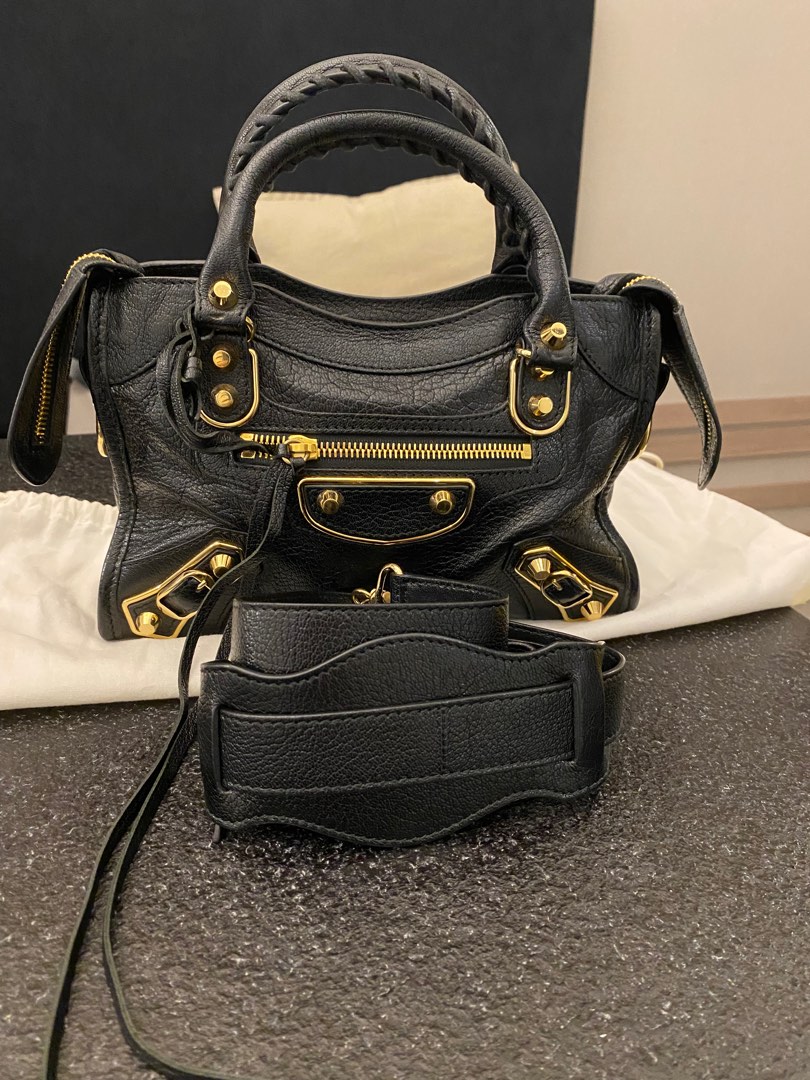 Balenciaga Mini city Ghw Women s Fashion Bags Wallets Cross