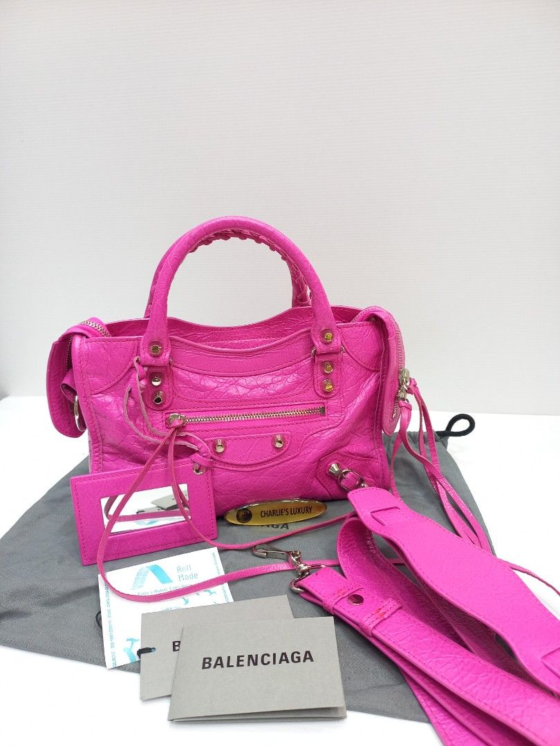 Balenciaga Agneau Balenciaga City Fucsia Rare* Balenciaga Neon - Main Image
