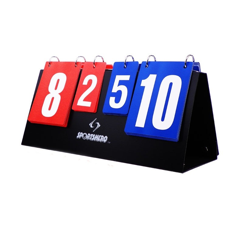 Basketball Score Board 4 Digit Sports Scoreboard for Referee Volleyball