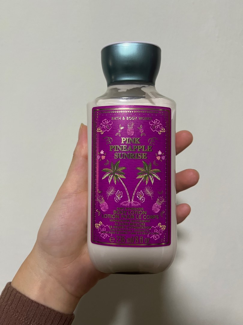 Bath & Body Works Body Lotion (Pink Pineapple), Beauty & Personal Care