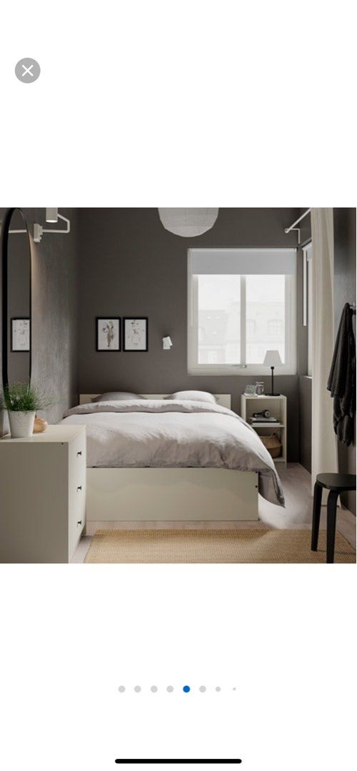 Bed frame malm hemnes Brimnes NORDLI songesand hauga GURSKEN Bed frame