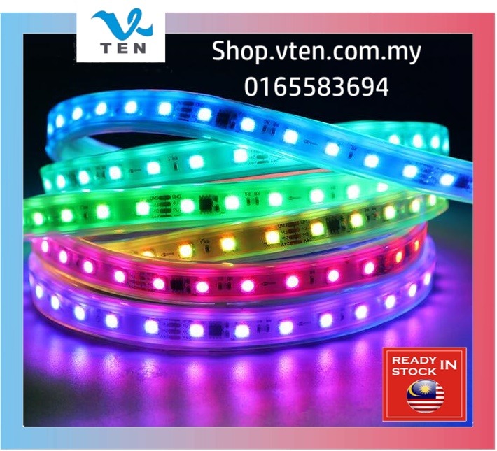 5M Bluetooth Magic Color Horse Racing LED Strip Light Dream Color Strip ...
