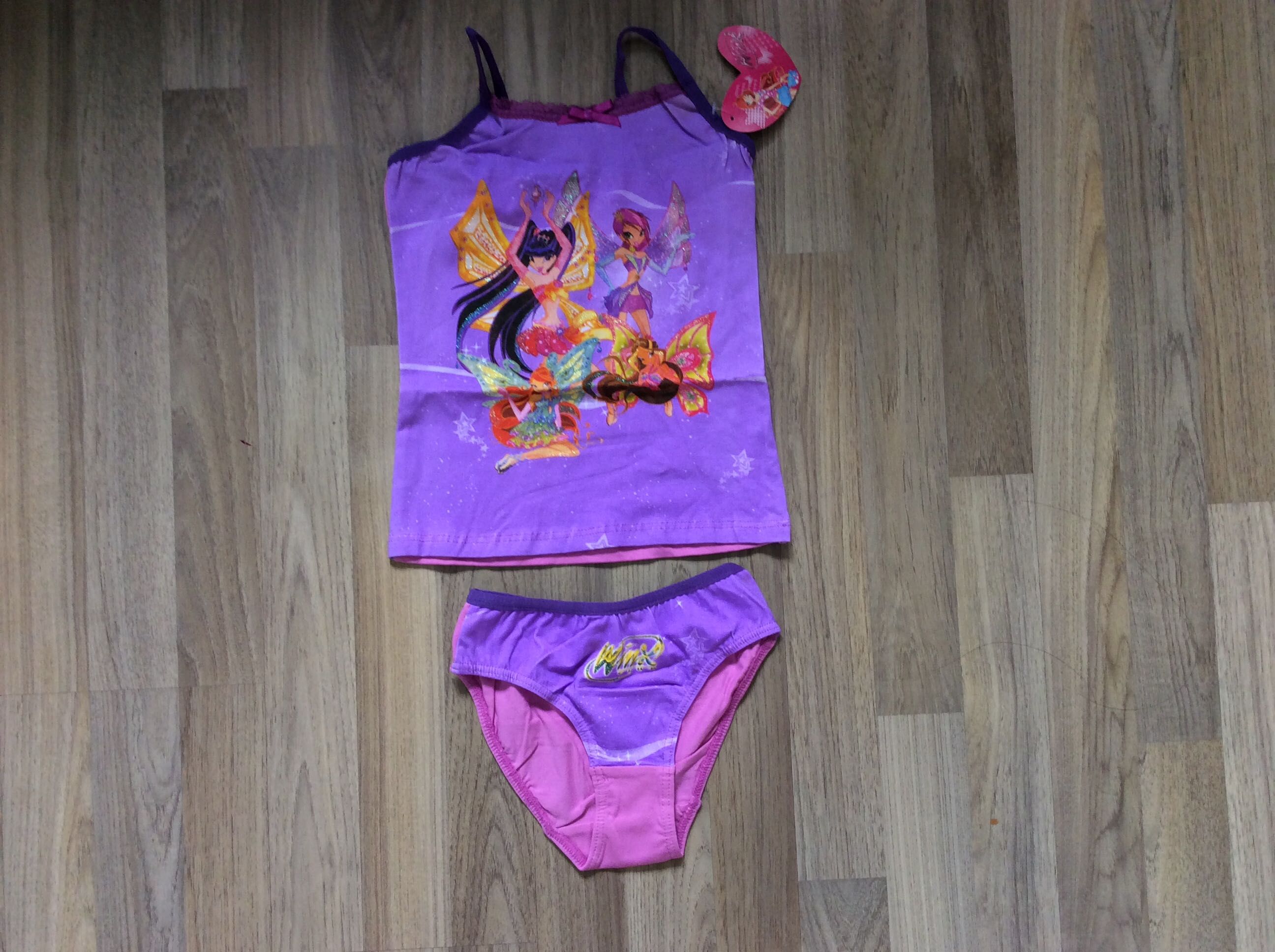 Winx Club Girls Camisole and Panty Set Size 3-4/7-8/9-10 Underwear