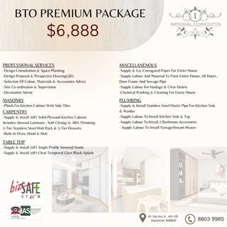 BTO Packages from $6888