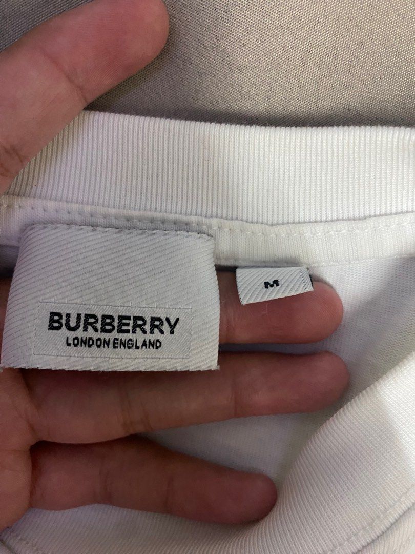 Burberry t shirt real vs fake outlet
