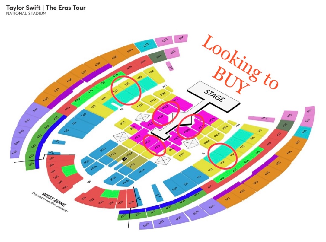 [BUY] Taylor Swift Eras Tour Singapore, Tickets & Vouchers, Event