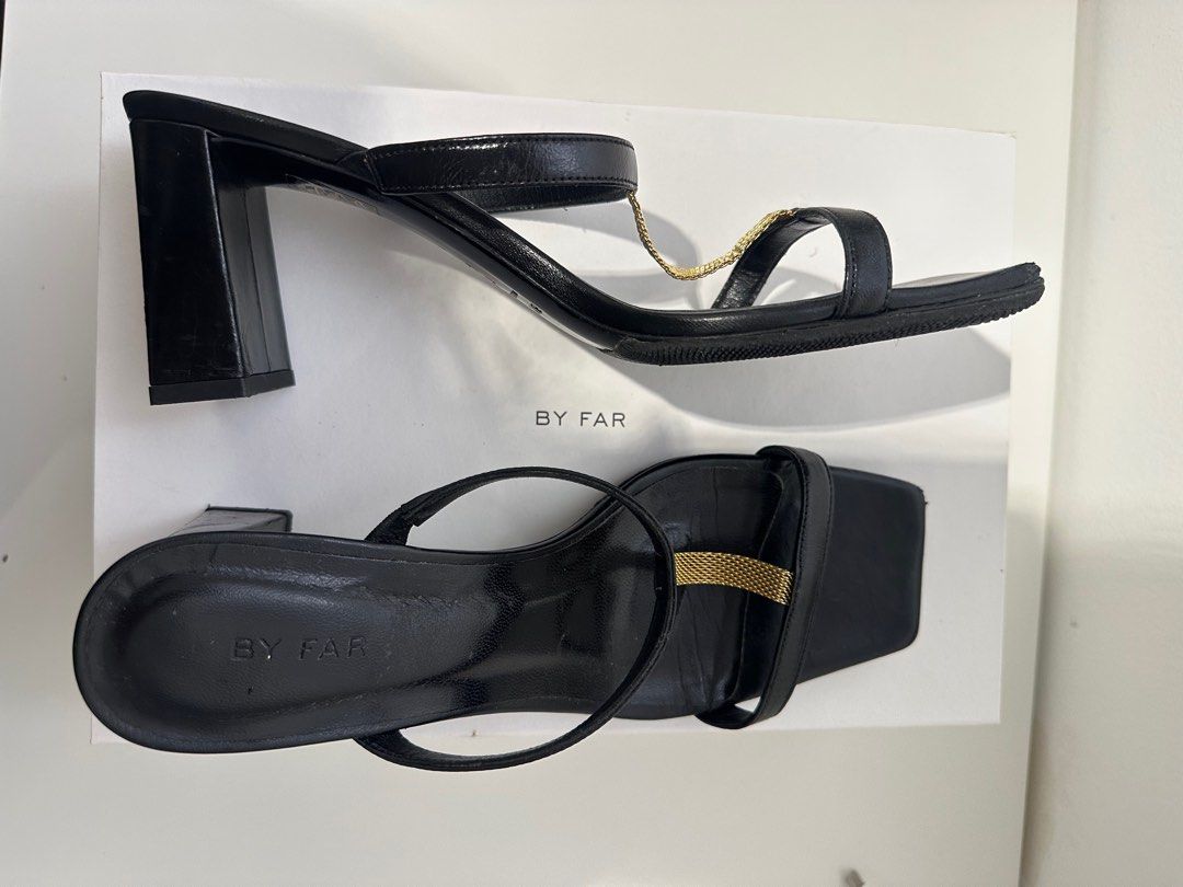 By far new arrivals black sandals