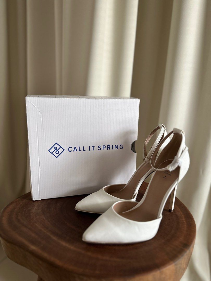 NEW BRANDED HEELS Call It Spring Heels White Heels Wedding Heels
