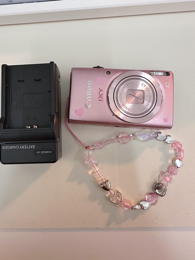 Canon Ixy 100F in Pink digicam ccd, Photography, Cameras on Carousell