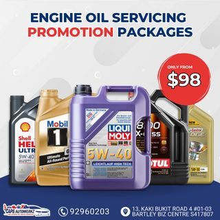 Car Servicing - Engine Oil Service Package Promo
