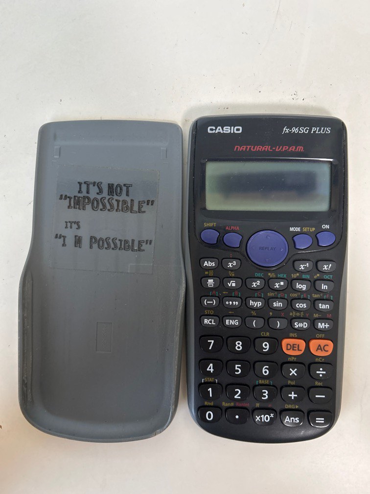 Casio Calculator fx 96 SG PLUS Hobbies Toys Stationery Craft Stationery School Supplies on Carousell