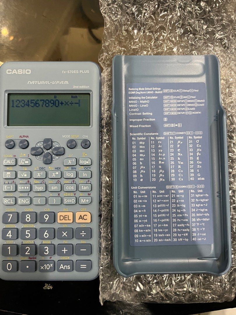 Casio Fx 570 es plus calculators for sale, Computers & Tech, Office ...