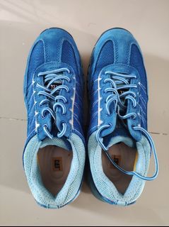Caterpillar Women's Exact Steel Toe / Imperial Blue Work Shoe