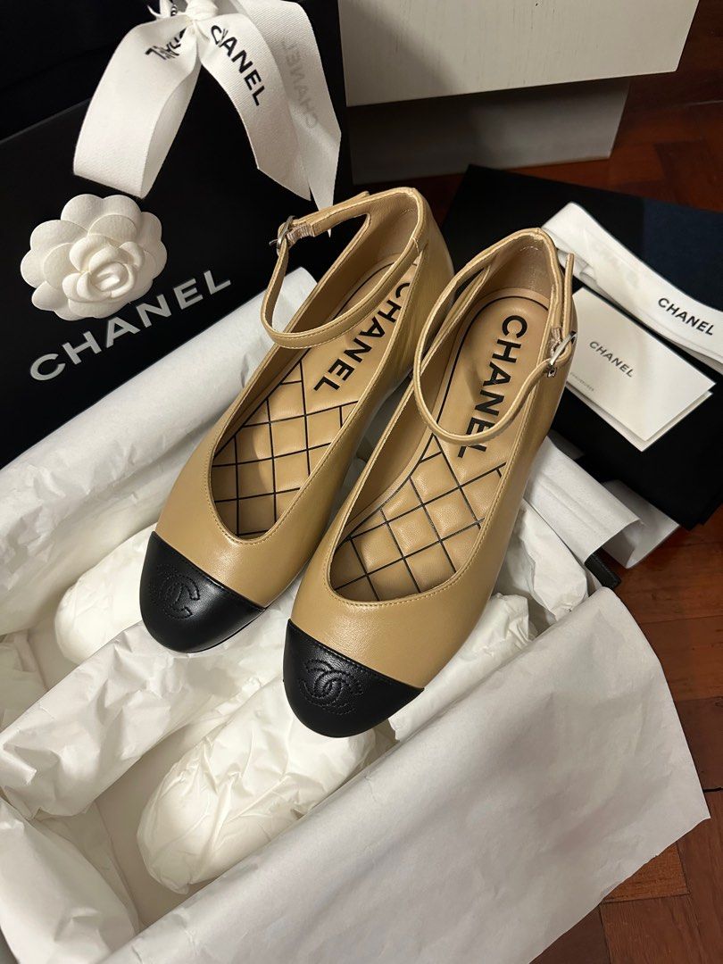 chanel shoes mary jane heels