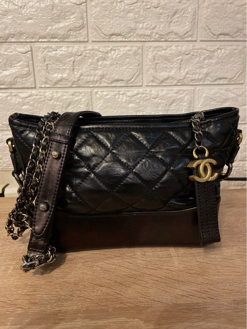 tas sling-bag Chanel Gabrielle Small Black #24 Sling Bag