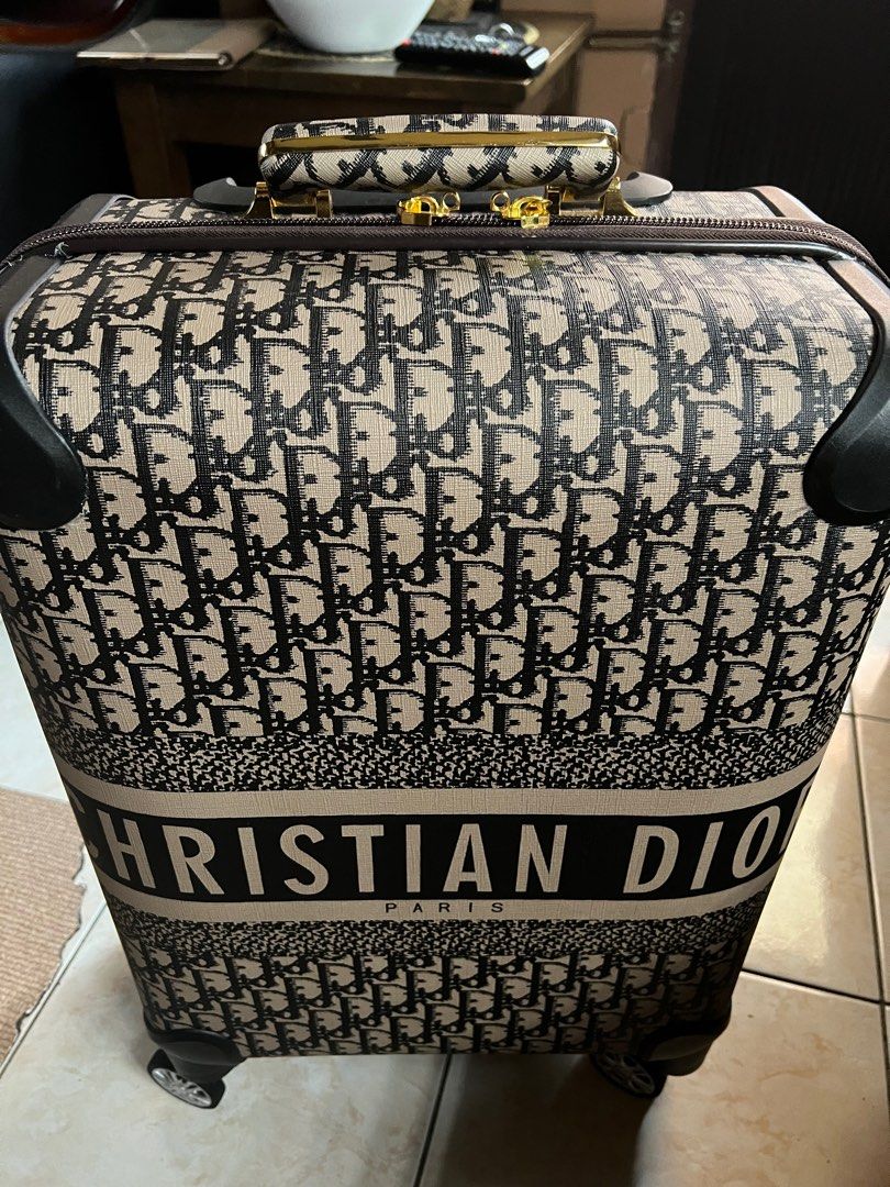 Christian dior sales luggage bag