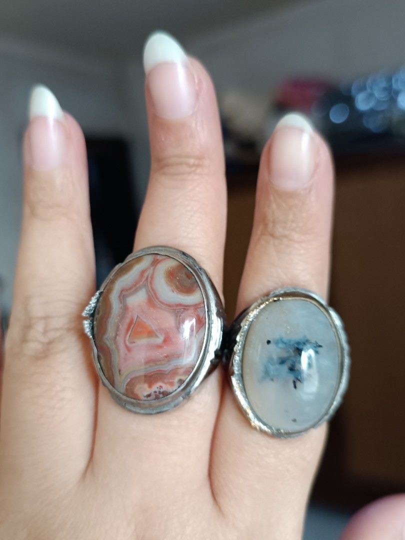 Cincin batu akik agate