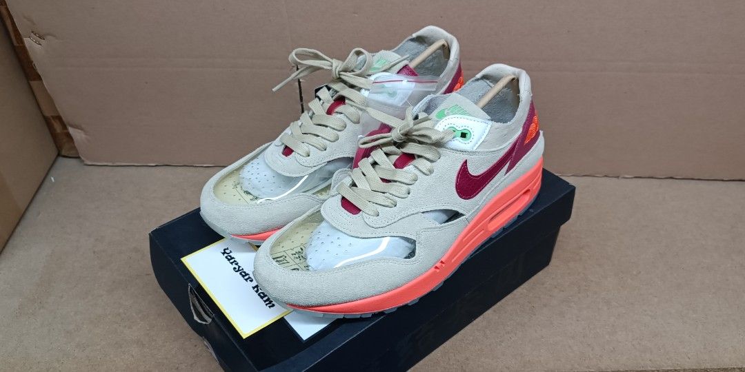 Brand new Nike air max 1 / CLOT Kiss of death DD1870-100 US9 HKD