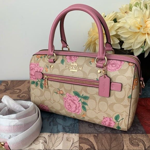 Prairie rose print coach best sale