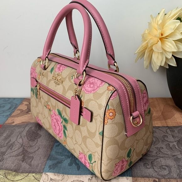 Coach prairie best sale rose print