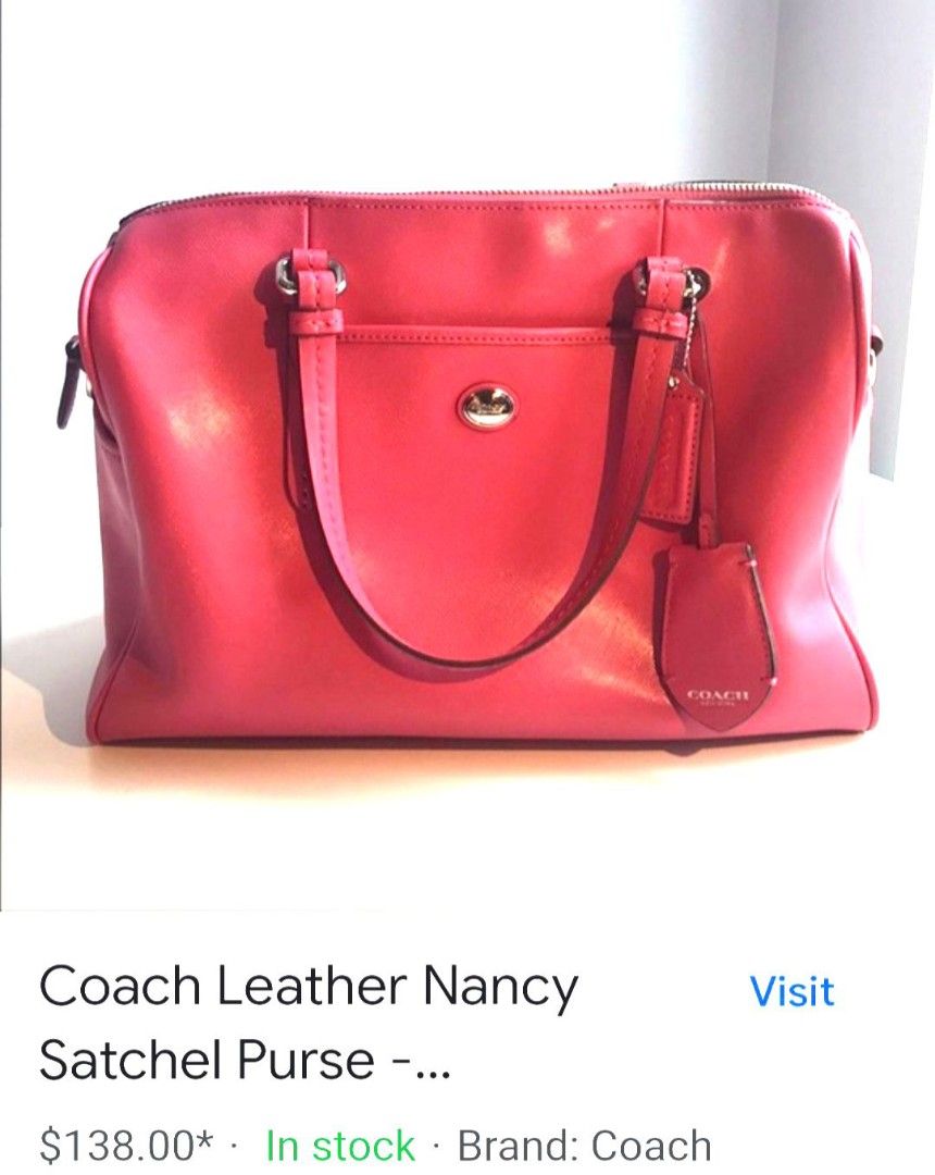 Coach nancy satchel online