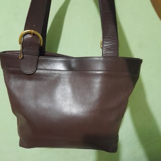 Coach Vintage Soho Waverly Lafayette Brown Leather Tote Bag