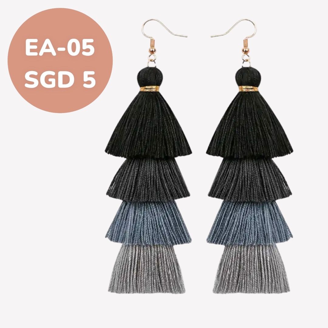Fringe sales dangle earrings