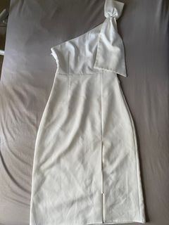 Constance Toga Dress - White
