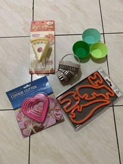 cookie/pastry cutters & silicone cups take all