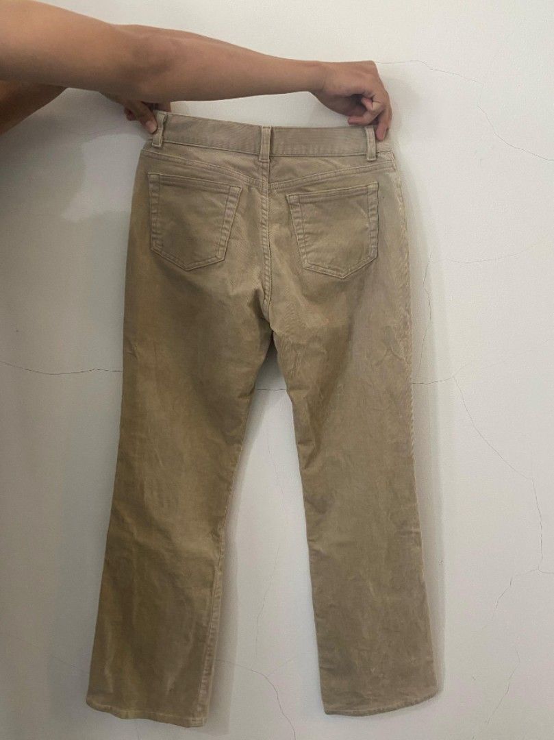 CORDUROY PANTS LACOSTE ORIGINAL Fesyen Pria Pakaian Bawahan di Carousell